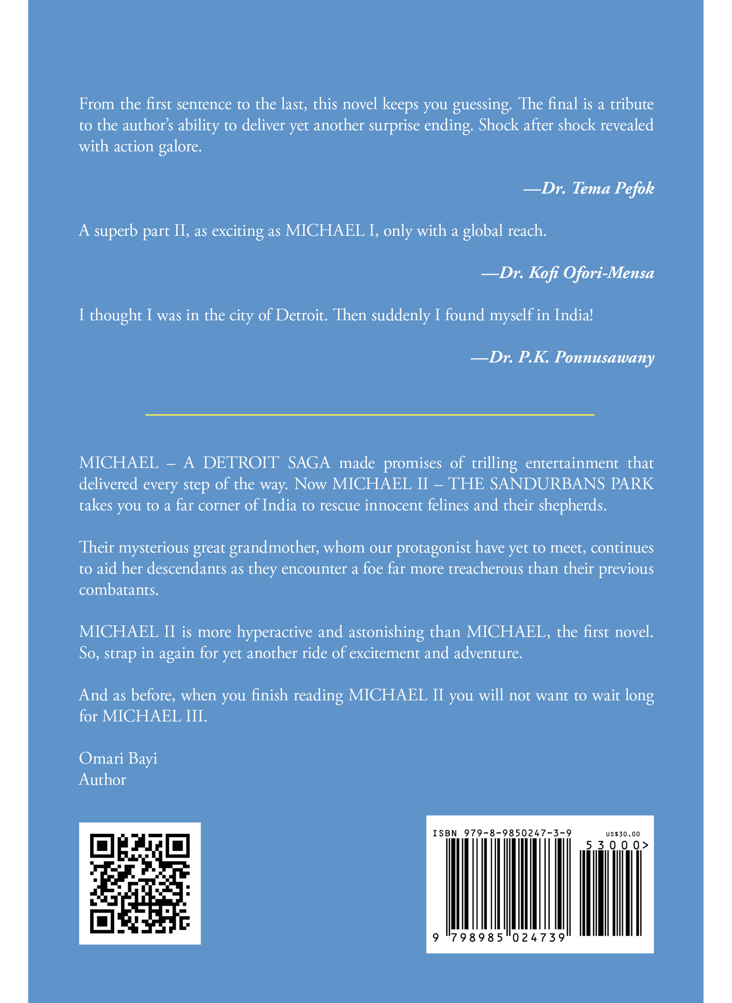 Michael II - The Sundarbans Park (Paperback & Ebook)